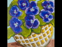 Painting--Acrylic-FloralPansies