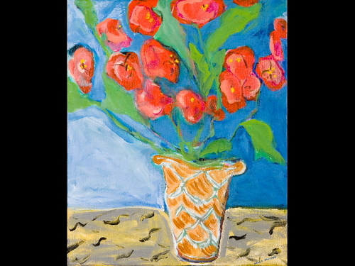 Painting-Impressionism-Poppies