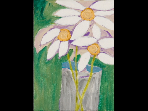 Painting-Impressionism-Daisies
