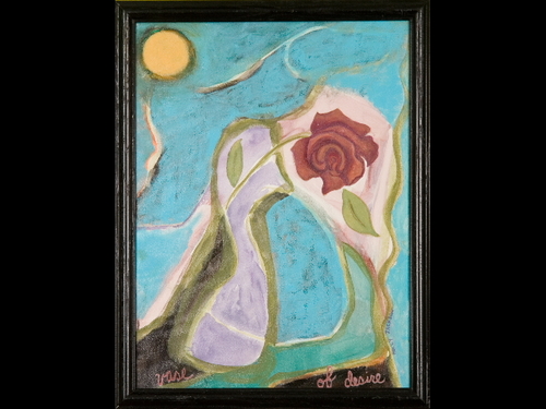 Painting-Symbolism-Vase of Desire