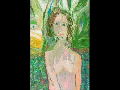 Painting-Figurative-Girls Look Like Their Fathers