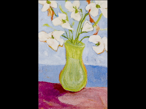 Painting-Floral-Lake Vase