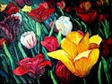 Painting--Acrylic-FloralTulips