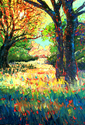 Painting--Acrylic-LandscapeEnchanting Sunset