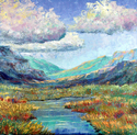 Painting-A Cloudy Day In June