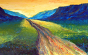 Painting-Sunset Road