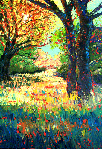 Painting-Landscape-Enchanting Sunset
