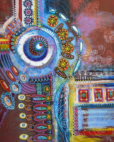 Painting-Acrylic-Star Gate