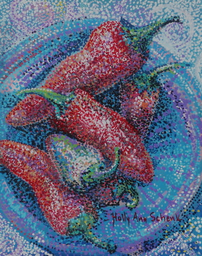 Painting-Acrylic-Hot Peppers