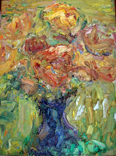 Painting-Oil-Over the Top
