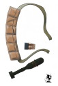 Bandoleer M1, M1 Garand charger and M9A1 Riffle Grenade