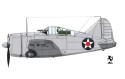 Brewster F2A-1 
