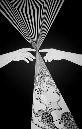 Drawing-Paper-From Disorder, Chaos