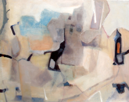 Painting-Abstract-winter in hamptons