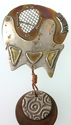 Brooch,silver,copper,artisan,one of a kind,unique - Brooches Jewelry