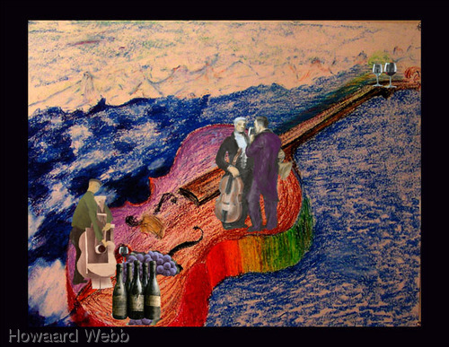 Digital Art-Wine, Cello & Fine Music
