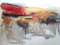 Painting--Watercolor-AbstractA la Campagne #01