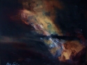 Painting--Oil-AbstractSky Fire