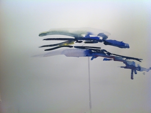 Painting-Reflection in Blue