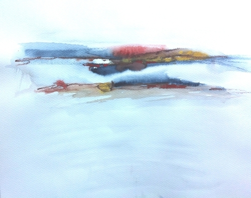 Painting-Abstract-Lost in Stream