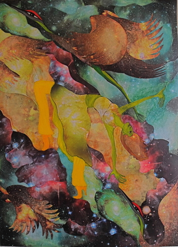 Print Making-Abstract-Flight