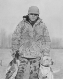 duck, hunter, duck hunter, pencil, drawing, portrait, commission, graphite, hunting - Portrait Drawing
