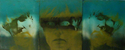 Print Making--Etchings-FigurativeTriple head Mask