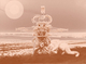 Sculpture--Mixed Media-ConceptualManhattan spaceship return to Mars