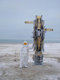 Sculpture-Emperor spaceship at Berlin Mars.