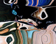 Painting--Oil-SurrealismGalileo & Tolstoy measuring time at E,M