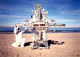 Sculpture--Mixed Media-ConceptualManhattan Spaceship:Return to Mars . (artist in a spacesuit)