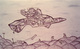 Drawing-Over Fort Lauderdale at Florida,Earth M.
