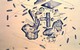 Drawing--PaperAssambling Hamton complex at L.I,Earth M