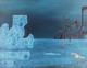 Painting--Oil-SurrealismPlanetary research site at Perro, Mars
