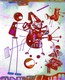 Painting--Oil-SurrealismRobot gato , Lincoln, Mars