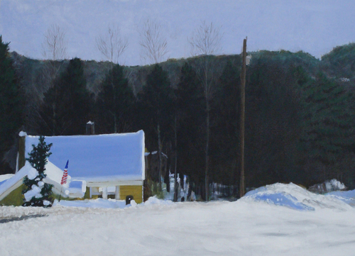 Painting-Acrylic-Wason Road Scene     Hudson, New Hampshire