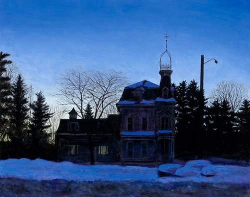 Print Making-Giclee-Limited Edition Giclee <br>Twilight, Derry Street at Highland
