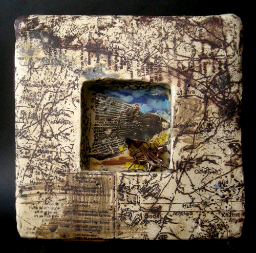 Mixed Media-Boxed Fence