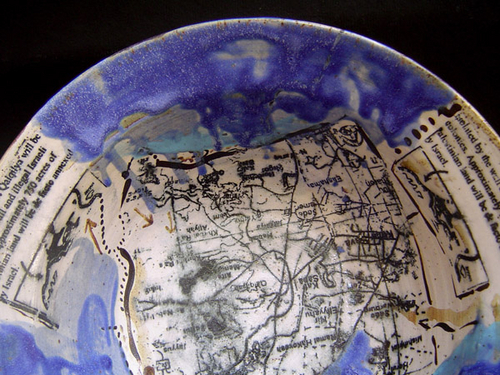 Ceramics-blue bowl