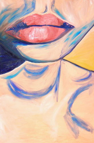 Painting-Oil-Kiss Me