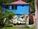 Digital Art--GenerationRoslyn Rose - Blue House, Tortola