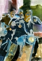 Mixed Media--On Paper-RepresentationalCutting Edge Award by Beryl Bayer, 