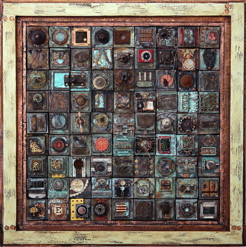 Mixed Media-Non-representational-Third Place by Annie Morgan, 