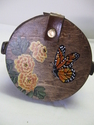 Round Marigold and Butterfly Gift Box
