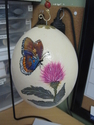 Butterfly with thistle