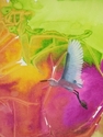 Painting--Watercolor-AbstractBird taking off