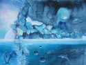 Print Making--Giclee-LandscapeMoonlit Bay