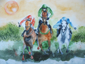 Print Making--Giclee-AnimalsWin, Place, Show