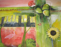 Print Making--Giclee-AbstractGreen Day