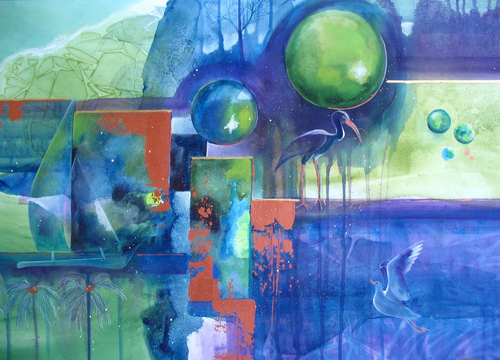 Print Making-Blue Bayou